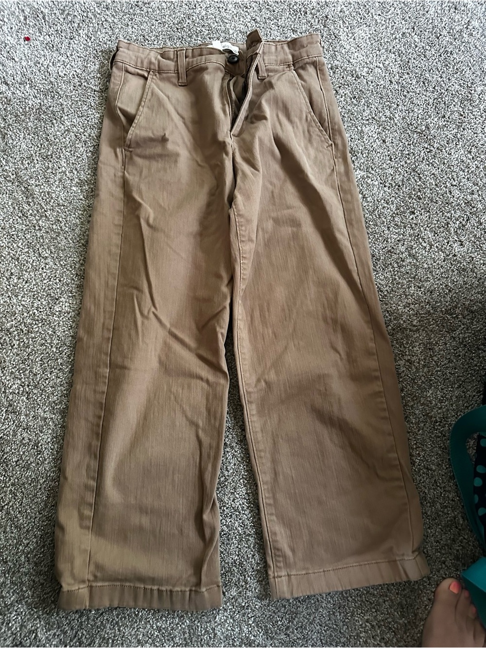 Ella Moss Wide-Leg Jeans in khaki